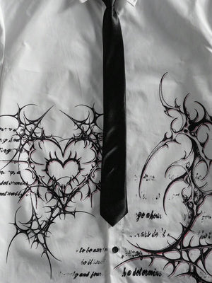 Thorned Heart Button Down Shirt