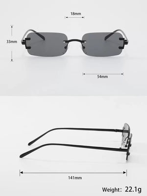 Rimless Sunglasses