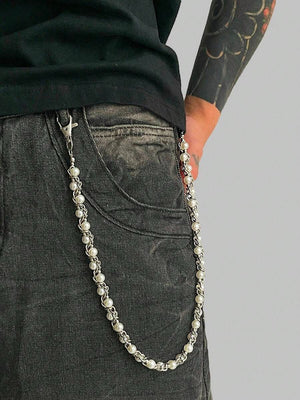 Intertwined Pearls Jeans Chain