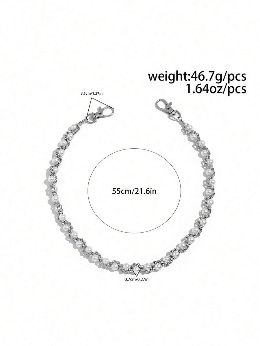 Intertwined Pearls Jeans Chain