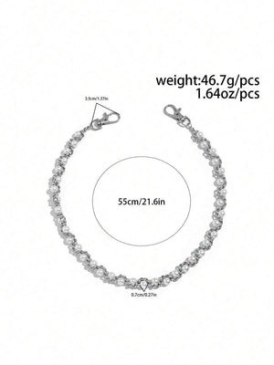 Intertwined Pearls Jeans Chain