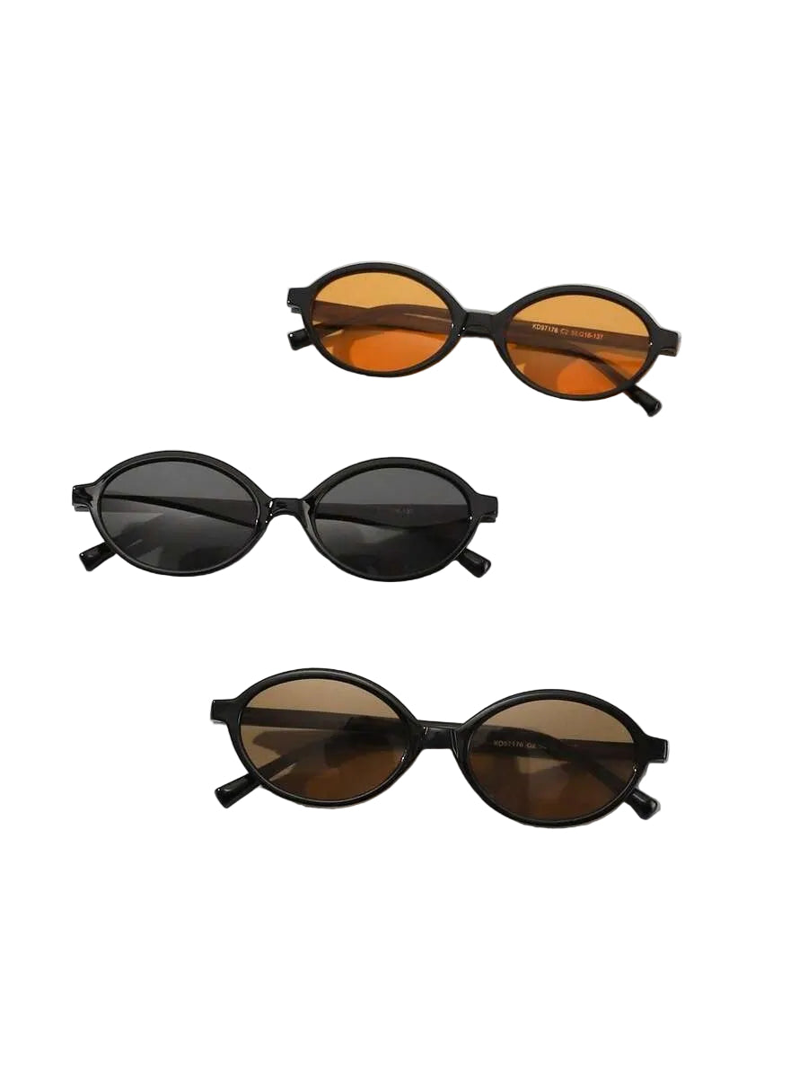 Retro Oval Sunglasses