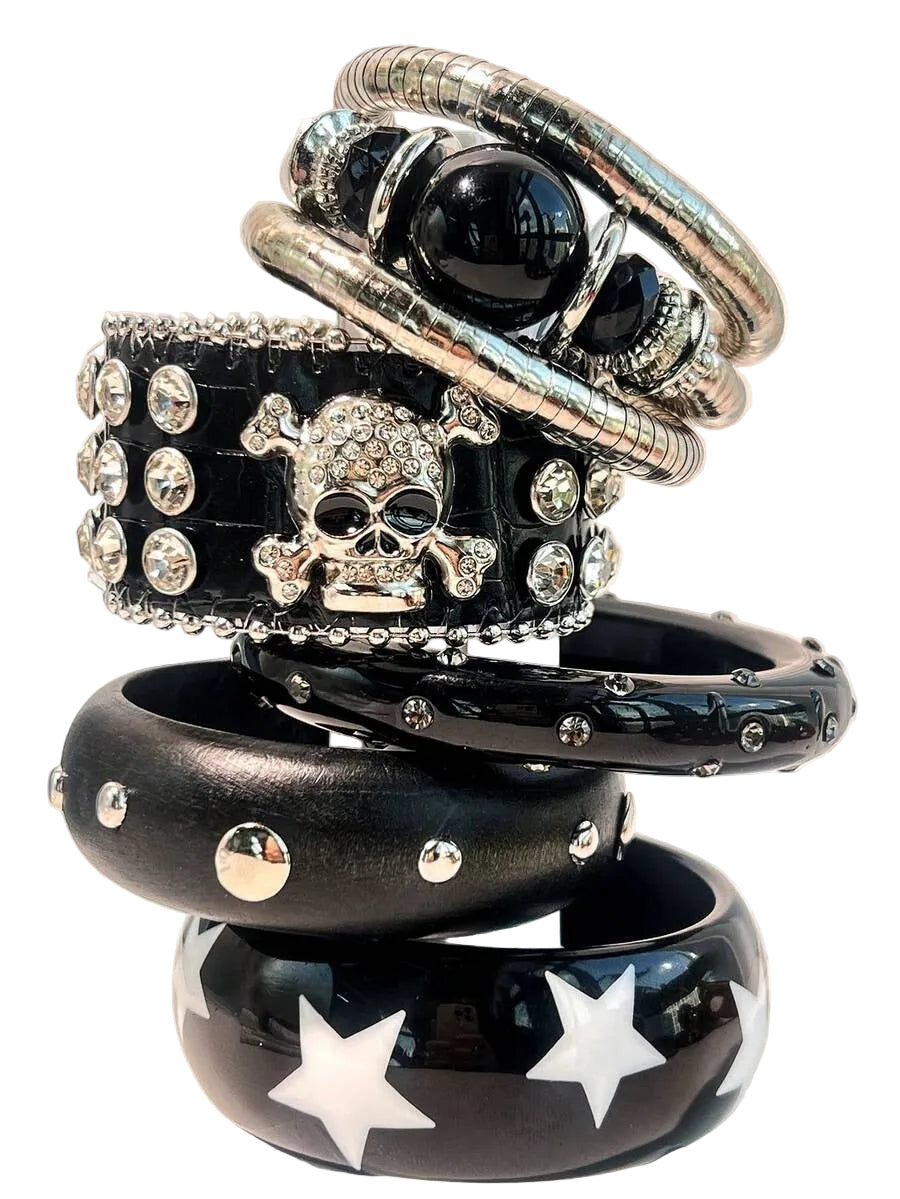 Chrome Crypt Bangles