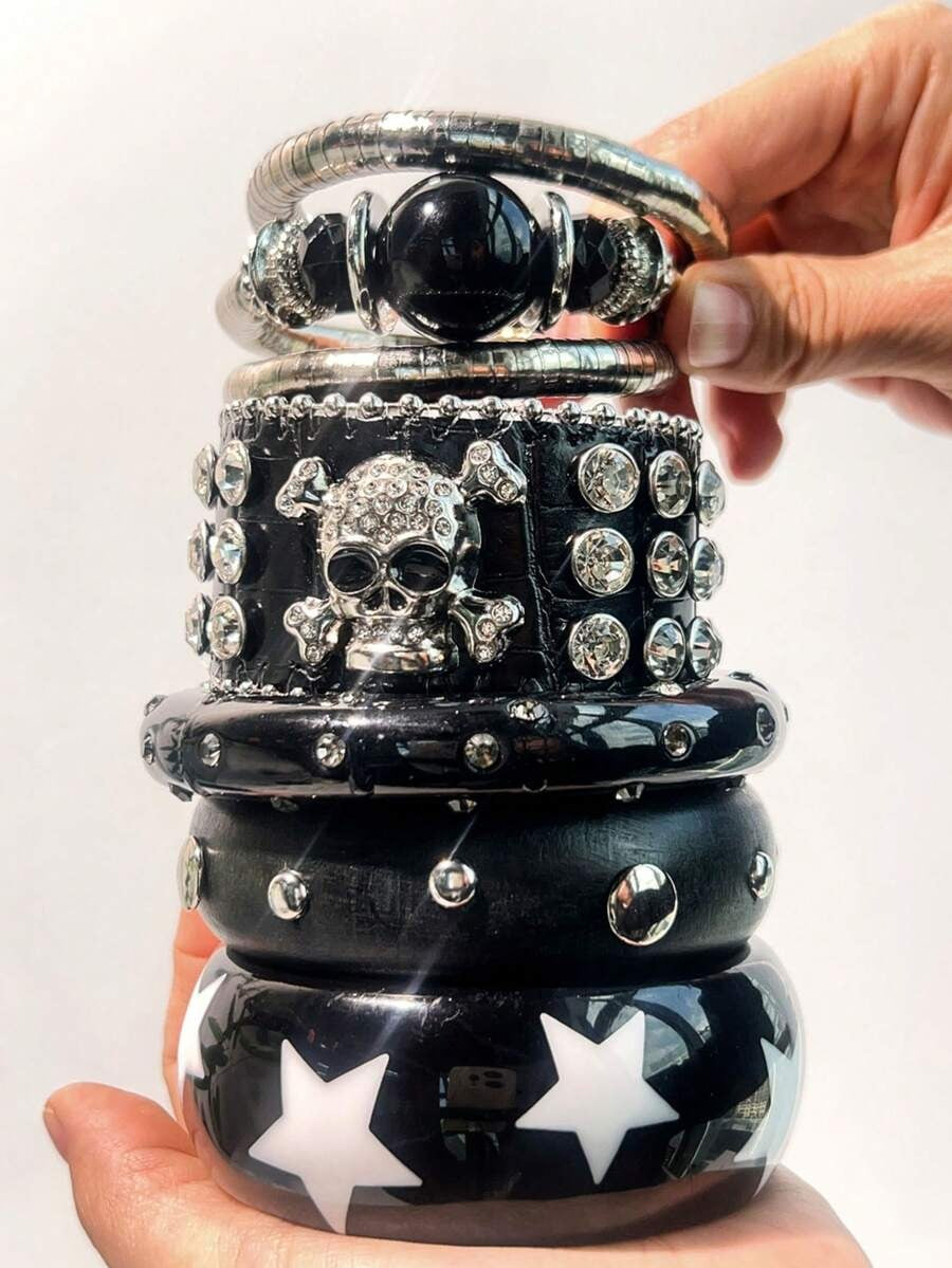 Chrome Crypt Bangles