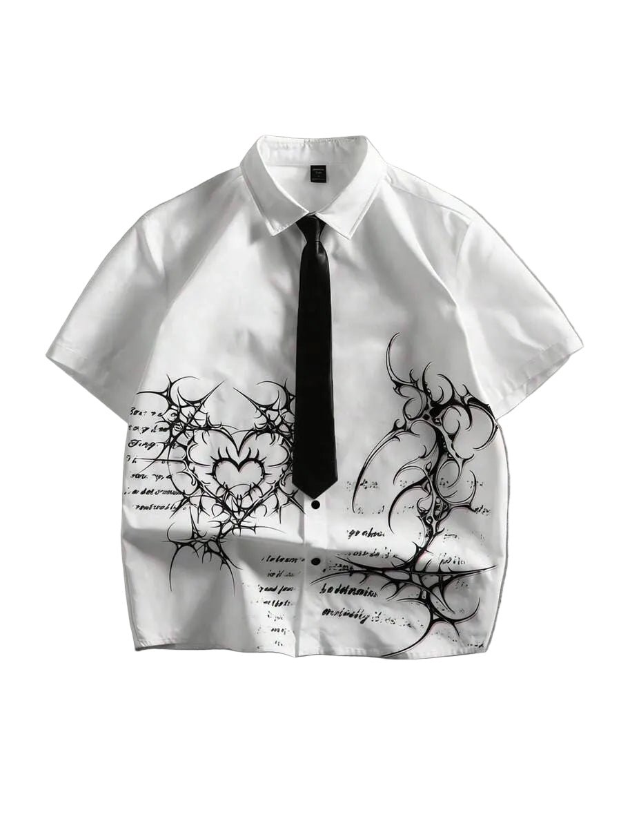 Thorned Heart Button Down Shirt