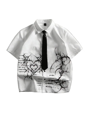 Thorned Heart Button Down Shirt