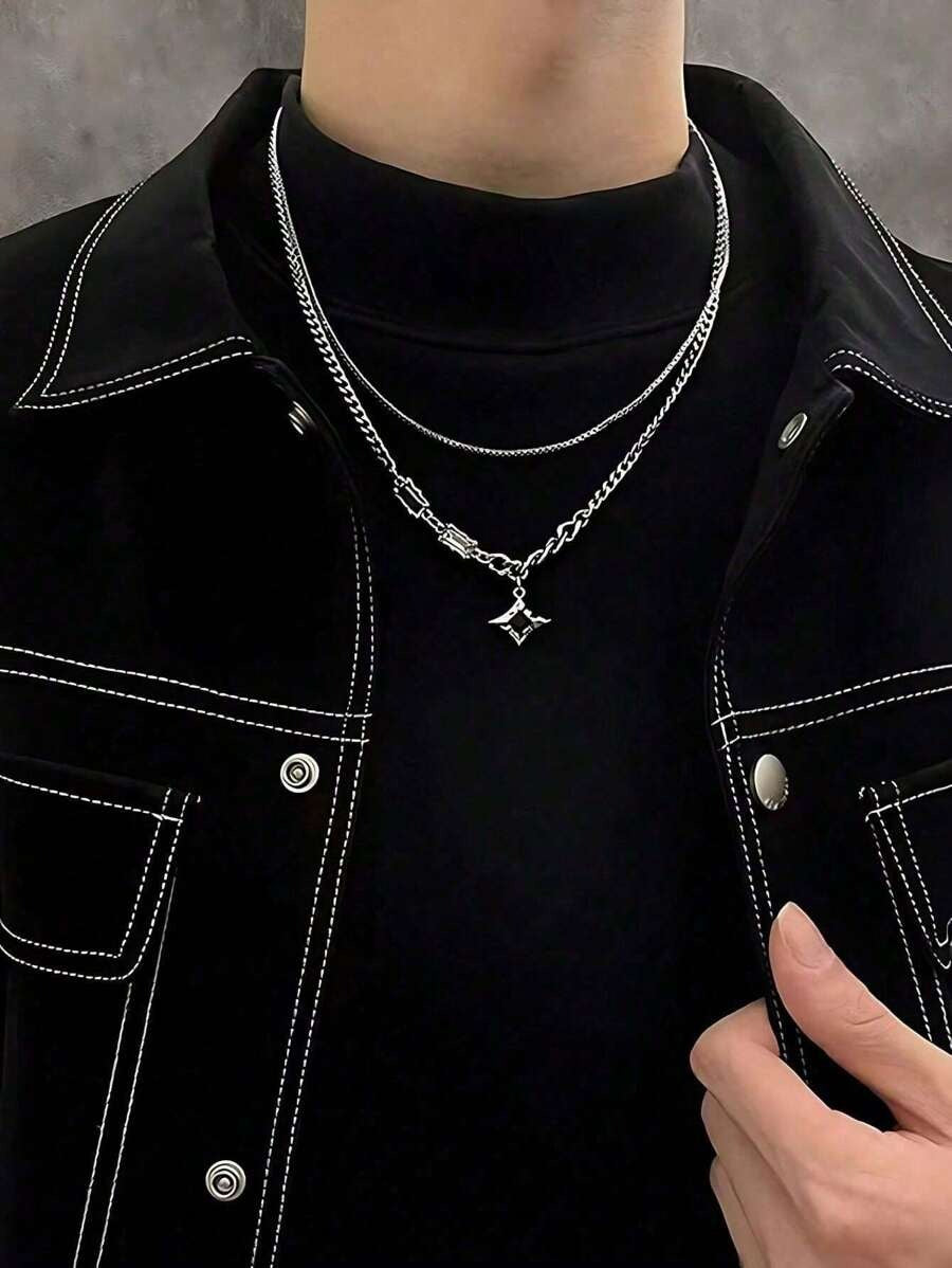 Obsidian Orbit Necklace