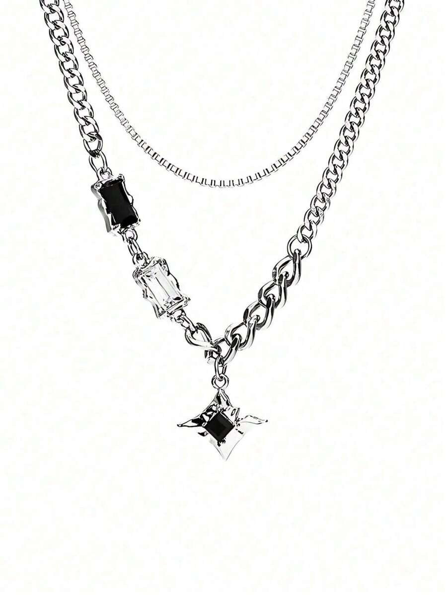 Obsidian Orbit Necklace