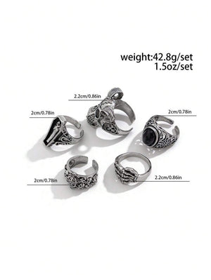Sigil of Chaos Ring Set (5 pcs)
