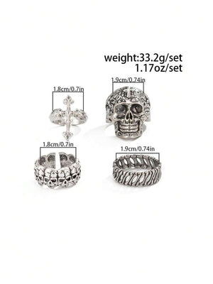 The Wrath Ring Set (4 pcs)