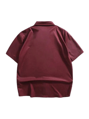 Heart & Script Button Down Shirt