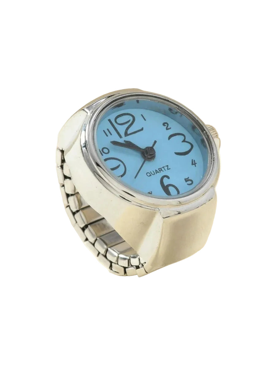 Blue Quartz Watch Ring