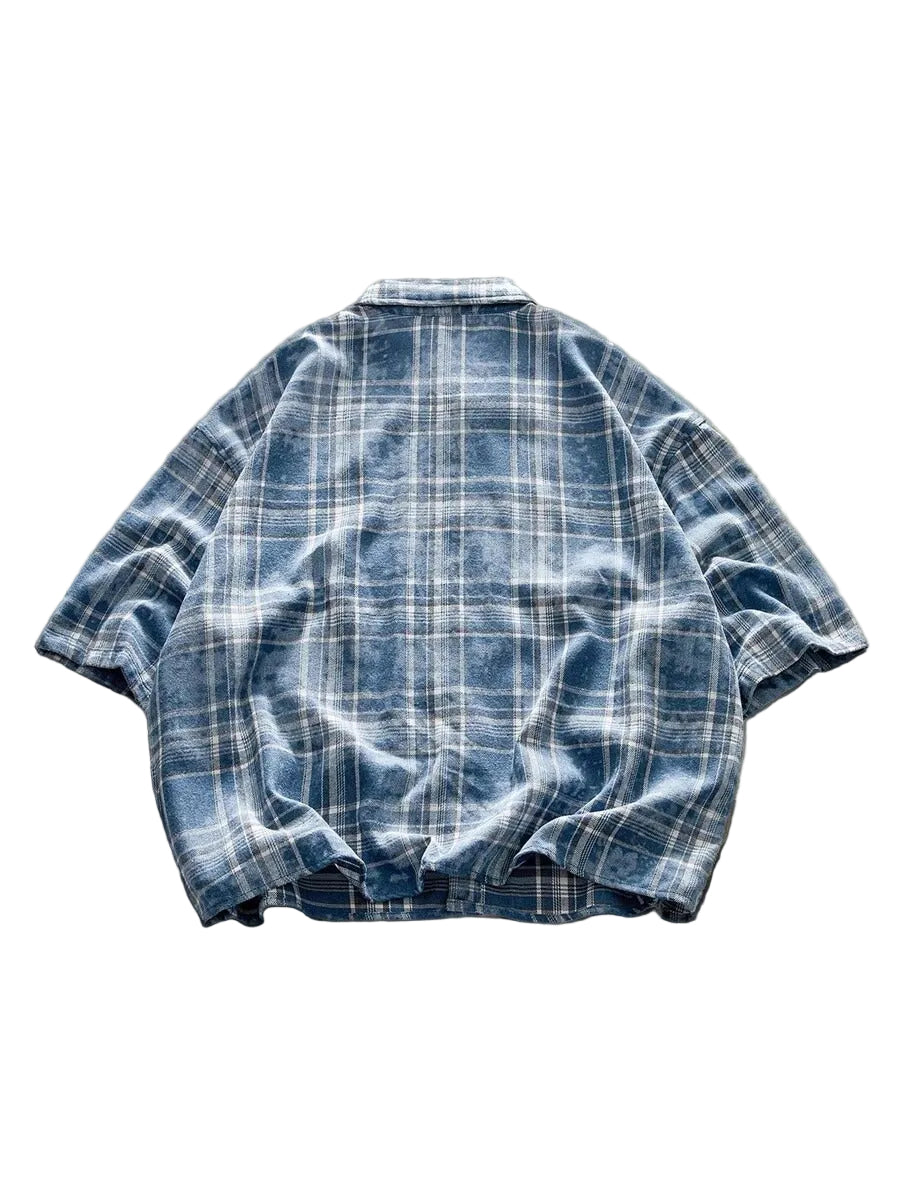 Glitch Plaid '95 Button Down Shirt