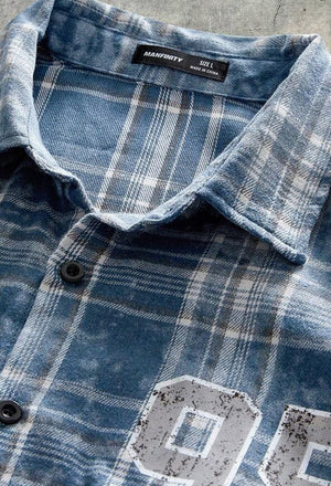 Glitch Plaid '95 Button Down Shirt