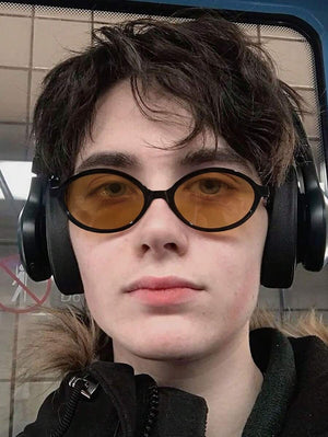 Retro Oval Sunglasses