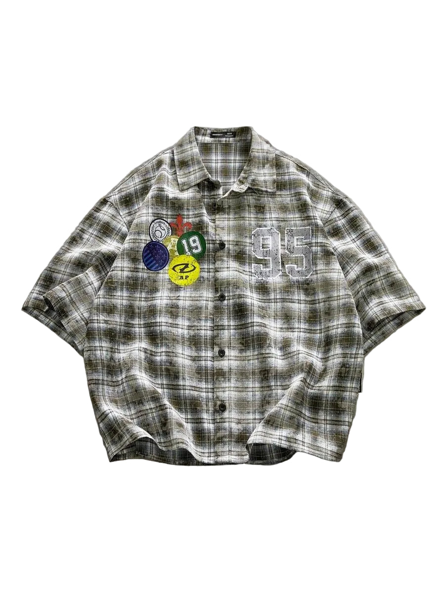 Moss Glitch '95 Button Down Shirt