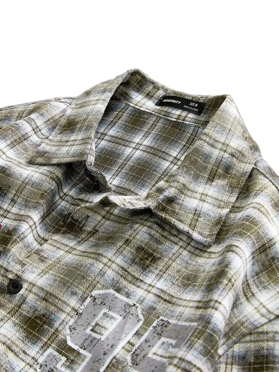 Moss Glitch '95 Button Down Shirt