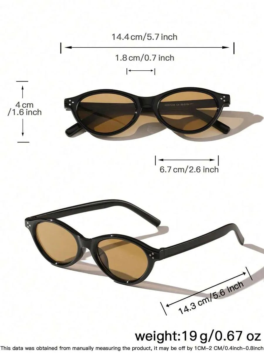 Retro Oval Sunglasses